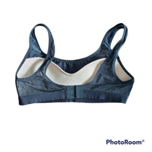 Lululemon Shadow Mesh Leaf Bra black muse size S - Picture 2 of 4